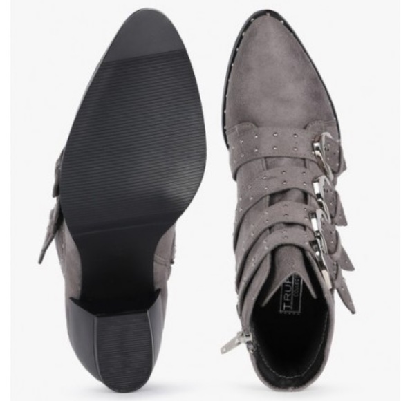 Asos Truffle Collection studded buckle boots, 9 - Picture 8 of 9